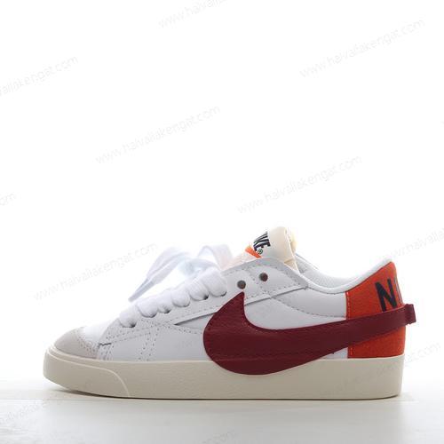 Nike Blazer Low 77 Jumbo Herren/Damen Kengät ‘Valkoinen Punainen’ DQ1470-104