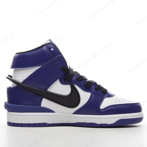Nike Dunk High Herren/Damen Kengät ‘Musta Valkoinen Sininen’ CU7544-400