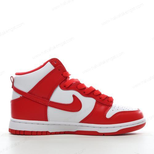 Nike Dunk High Herren/Damen Kengät ‘Valkoinen Punainen’ DD1399-106