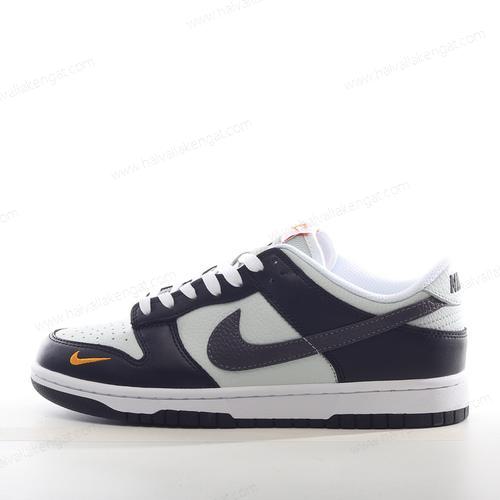 Nike Dunk Low Herren/Damen Kengät ‘Musta Valkoinen Oranssi’ FN7808-001