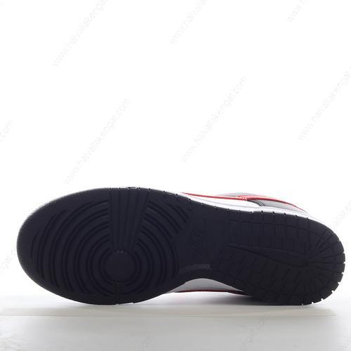 Nike Dunk Low Retro Herren/Damen Kengät ‘Valkoinen Musta Punainen’ FB3354-001