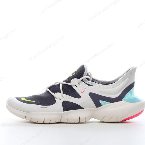 Nike Free RN 5 Herren/Damen Kengät ‘Musta Valkoinen Sininen’ AQ1316-100