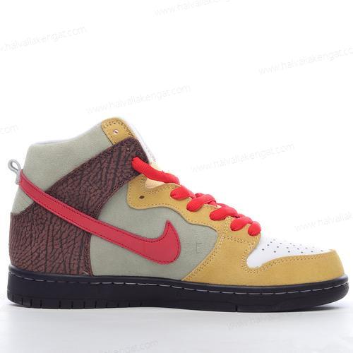 Nike SB Dunk High Herren/Damen Kengät ‘Ruskea Punainen’ CZ2205-700