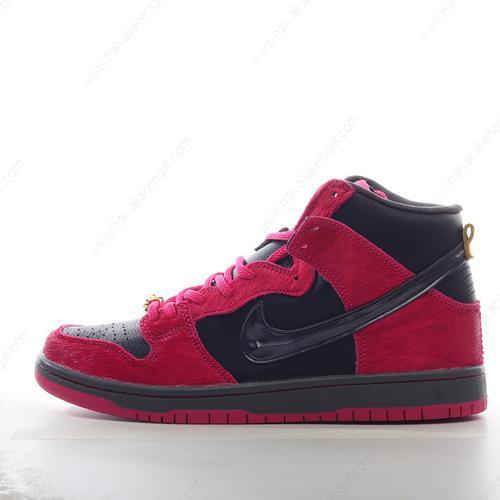 Nike SB Dunk High Herren/Damen Kengät ‘Vaaleanpunainen Musta’ DX4356-600