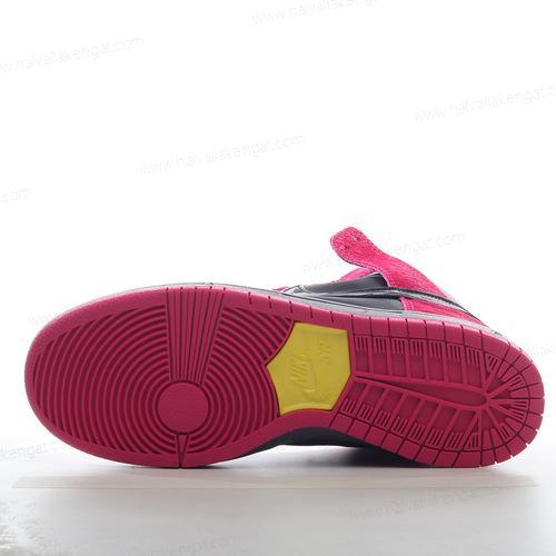 Nike SB Dunk High Herren/Damen Kengät ‘Vaaleanpunainen Musta’ DX4356-600
