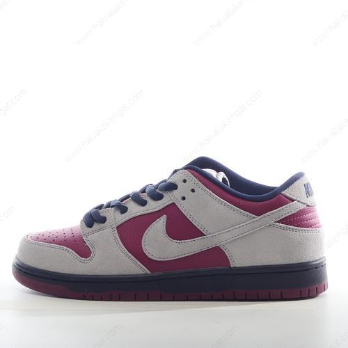 Nike SB Dunk Low Herren/Damen Kengät ‘Harmaa Punainen’ BQ6817-001