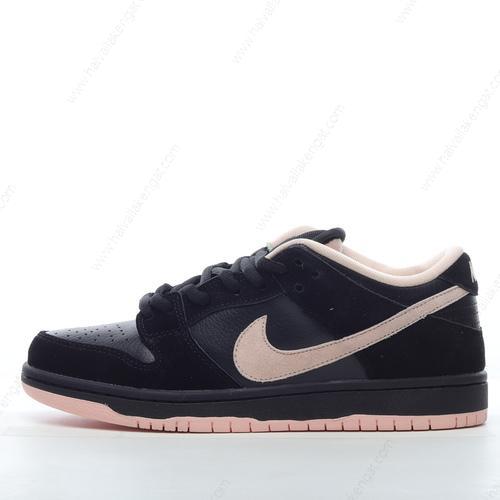 Nike SB Dunk Low Herren/Damen Kengät ‘Musta Vaaleanpunainen’ BQ6817-003