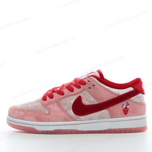 Nike SB Dunk Low Herren/Damen Kengät ‘Vaaleanpunainen Punainen Valkoinen’ CT2552-800