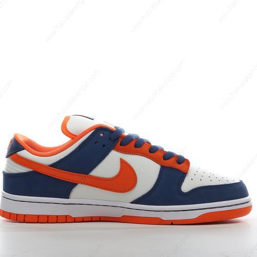 Nike SB Dunk Low Herren/Damen Kengät ‘Valkoinen Laivasto Oranssi’ 304292-184