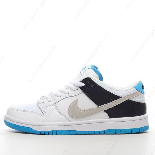 Nike SB Dunk Low Herren/Damen Kengät ‘Valkoinen Musta Sininen’ BQ6817-101