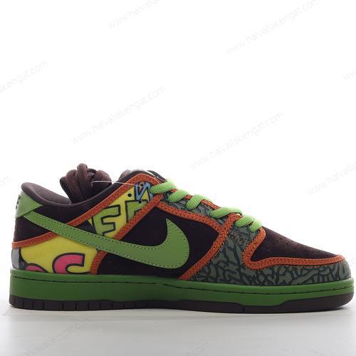 Nike SB Dunk Low Herren/Damen Kengät ‘Vihreä Musta Keltainen’ 789841-332