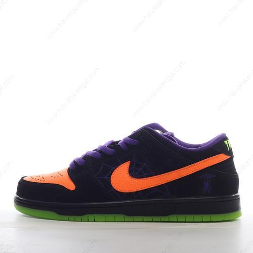 Nike SB Dunk Low Herren/Damen Kengät ‘Vihreä Musta Oranssi’ BQ6817-006