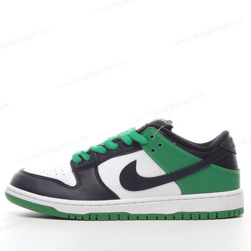 Nike SB Dunk Low Herren/Damen Kengät ‘Vihreä Musta Valkoinen’ BQ6817-302