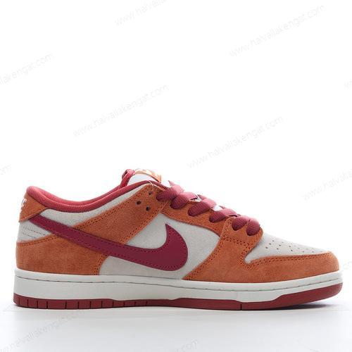 Nike SB Dunk Low Pro Herren/Damen Kengät ‘Oranssi Punainen Valkoinen’ BQ6817-202